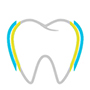 Zahn mit oxylapatit und Fluor